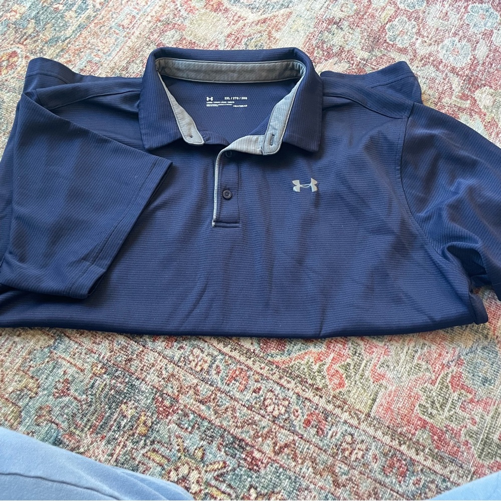 Under Armour Men's Navy Polo Shirt